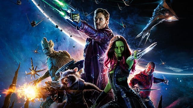 Filmplakat fra Guardians of the Galaxy